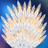Ultra-Bright Connects End to End Warm White Christmas Mini Light 300L 63.8Ft(2Sets-Each