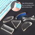 6 Pcs Acrylic Glass Light Prism Optical Lens Triangular Semicircular Rectangular Concave Convex Mirror Len Physics