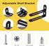 Generic 10 2.8"x1"x0.6" 90 Pcs Adjustable Corner Bracket, Metal Slotted L Brackets Heavy Duty Degree Right Angle