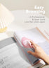 Pink Pastel Binder with Clear Plastic Sleeves, 30 Pockets, 60 Pages Display, 1 Pack for Documents, Recipe, Art