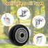 Wensdr 8 3 Inch 3" 1.25" 3/8" Pcs Push Cart PU Shelf Replacement & Cargo Elevator Front Casters, Replacement Casters