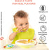Baby First Food Tracker & Weekly Meal Planner Magnetic Baby Food Checklist Track Solid Food Introduction | 101 Before One Baby-Led Weaning Feeding Essential for 6+ Months 35x25 cm by Adi+Isla
