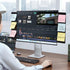 XyviLokit 2 Pack Monitor Memo Board for Slim Monitor, Monitor Sticky Note Holder for No Edge Monitors, Computer Side