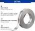 Stainless Steel Hose Clamp Assortment Kit, 13FT Metal Strap + 8 Stronger Fasteners for Duct Pipe Clamping