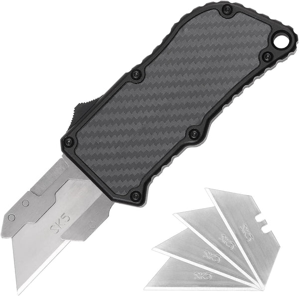 TOPS HOME Utility Knife Box Cutter, Pocket Knife, Change Blade Razor Knife,
