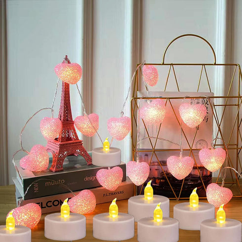 100PACK 200Hours Nancia Flameless LED Tea Lights Candles, Realistic and Bright Flickering Long Lasting Battery-Powered