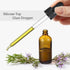 AOZITA 4 Pack 100ml Dark Amber Dropper Bottles with 1 Funnel & 4 Labels, 3.4oz Brown Glass Tincture Bottles for