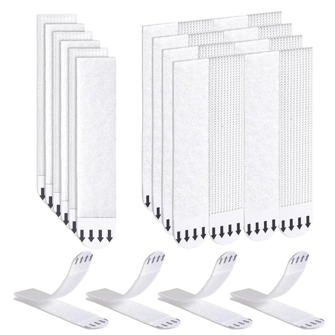 Heavy Duty Picture Hanging Strips - 15-Pairs (30 Strips) Damage Free Adhesive Hook and Loop Mounting Tapes