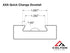 AXA #2 XL Quick Change Tool Holder, Model 250-102XL, ZiN Coated