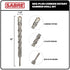1-1/8 Inch x 12 Inch SDS Plus Rotary Hammer Drill Bit, Carbide Tipped for Brick, Stone, and Concrete