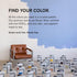 BACKDROP | Premium Interior Paint | Large Adhesive Paint Swatch | MOOD LIGHTING - Yellow-Beige, Soft Neutral | 12" x