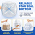 7-10 6 24x23 Pack 1000 PLASTIC PRINCE Gallon Trash Bags, Small Office Trash Bags, Micron Waste Basket Clear Garbage