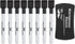 Mr. Pen Magnetic Dry Erase Markers, 8 Pack with 1 Eraser, Fine Tip Black Dry Erase Markers with Magnet