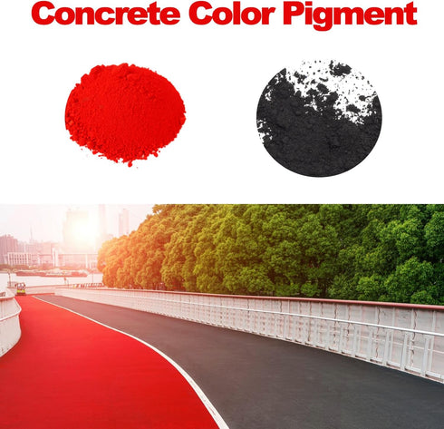 Iron Oxide Powder, Red Pigment Dye for Cement, 12 oz, DIY Manually Paving Concrete Mold, Mortar Grout