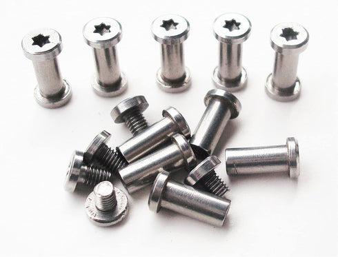 NC HAISDA 10 pcs EDC Knives Handle Pivot Pin Screw, 9mm Stainless Steel Rivets for Survival Knife Pocket Folding