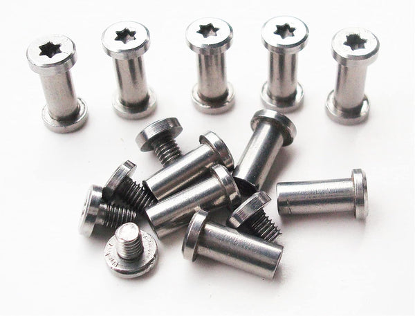 NC HAISDA 10 pcs EDC Knives Handle Pivot Pin Screw, 9mm Stainless Steel Rivets for Survival Knife Pocket Folding