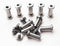 NC HAISDA 10 pcs EDC Knives Handle Pivot Pin Screw, 9mm Stainless Steel Rivets for Survival Knife Pocket Folding