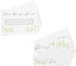 C.R. Gibson Q16-24814 Wedding Shower Recipe Cards and Invite Enclosure Cards, 40pcs, White
