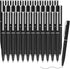Teling 36 Pcs Small Ballpoint Pens, Mini 4 Inch Short Pens, Bulk Tiny Ink Ballpoint Pens for School Office