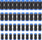 Honoson 40 Pieces Straight Push Connectors, Quick Release Pneumatic Connectors for Air Hose Fittings, 2 Way
