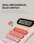 Mechanical Switch Calculator, JS05, Basic 10-Digit Desktop Calculator for Office, School, and Home Use.