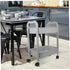 Luxshiny Rolling Utility Cart with Multi-Tier Design for Bathroom and Office Use