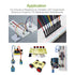 Chanzon 90pcs Assorted Jumper Wire Dupont Cable Line Connector Kit, 30cm Long Male Female Solderless for Arduino