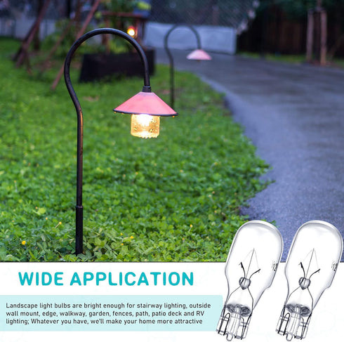 Honoson T5 Landscape Light Bulbs, 12 Volt 18 Watt Low Voltage Bulbs for Outdoor Garden Deck Yard Landscape Lamp (10