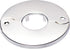 Floor and Ceiling Plate Split Flange, Fits 1 Inch IPS Galvanized Pipe or 1-1/4 Inch Copper Pipe, Chrome Finish