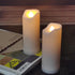 2"x 5" Set 2 LED Flameless Candles with Timer Battery Operated Outdoor LED Lights Fake Flickering Waterproof Candles