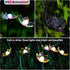 SRNPMIU IP65 2 (4Pack 24LED) Solar Lights Outdoor, Solar Firefly Swaying Light with Flower, Garden Decor Lights