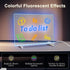 7 13"x10" 7 LED Note Board with Colors, Includes Adapter, Led Drawing Board for Kids, Light Up Dry Erase Boards