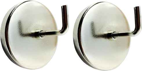ROK Tools 3 Inch Magnetic Hooks - Heavy Duty Industrial Strength, Pack of 2