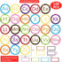 Word Wall Bulletin Board Set Alphabet Classroom Decoration 128 Pcs by Fancy Land