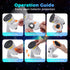 aiyyotto 28 10 1/2/4H Galaxy Projector White Noise Machine Features Non-Repeating Natural Soothing Sounds, Realistic