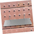 PRETYZOOM Pegboard Shelves Wall Peg Board Kit Tool Organizer Accessories Storage Construction Workbench Craft Room