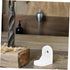 1set Lurrose Plastic Corner Connectors Shaped Brackets for Reinforcing Cabinets Chairs and Tv Stands for Use Includes