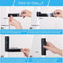 Black Self Fusing Silicone Tape, 2 PCS 1" X 11.8 Ft for Pipe Hose Repair, Waterproof Silicone Grip Thick Tape