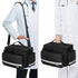 LEFORZ Home,Travel(11.75 7.6 8 inch) Small Medical Bag,First Aid Bag Empty,Home Health Nurse Storage,Pill Bottle