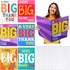 Teling 6 Pack Very Big Thank You Cards with Envelope Jumbo Appreciation