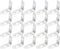 20pcs Thick Stainless Steel Corner Code, 90 Degree Right Angle Reinforcement Angle Iron Triangle L Bracket 40mm x40mm.