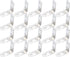 20pcs Thick Stainless Steel Corner Code, 90 Degree Right Angle Reinforcement Angle Iron Triangle L Bracket 40mm x40mm.