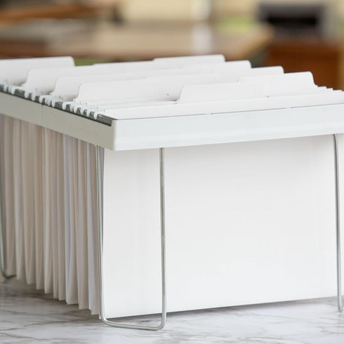 Smead FasTab Hanging File Folder, Letter Size, White, 20 per Box with 1/3-Cut Built-in Tab