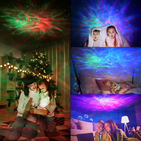 8 Astronaut Galaxy Projector, Star Projector, Astronaut Light Projector with Colors LED Nebula, Starry Night Light