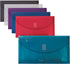 Better Office Products 36 Plastic Envelopes | Reusable Poly Envelopes No.10, 9.75 x 5.5 Inch, Assorted Colors