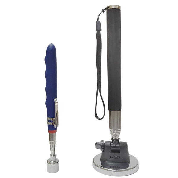 Telescopic Magnetic Pickup with 20 lbs Suction Force for Small and Large Objects, Magnetic Sweeper