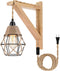 Frideko Wall Lamp with Plug in Cord - Plug in Wall Sconces,