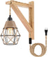 Frideko Wall Lamp with Plug in Cord - Plug in Wall Sconces,