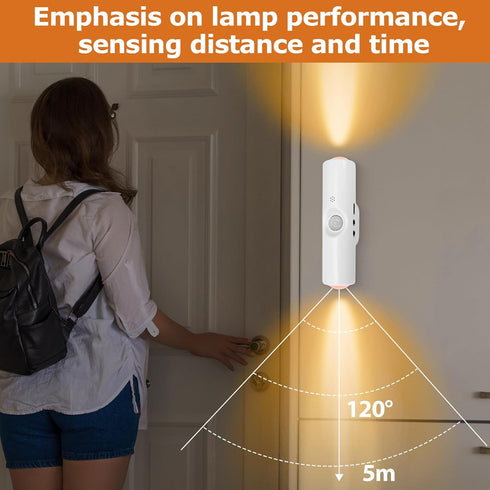 STHF 4 Pack Closet, (7 Rechargeable Smart LED Motion Sensor Ambient Light, Auto-On Multi-Color Changing Magnetic Wall