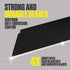 Berkling 18mm Retractable Utility Knife - 4x SK2H Snap Off Black Spare Blades (18mm 1 PACK)